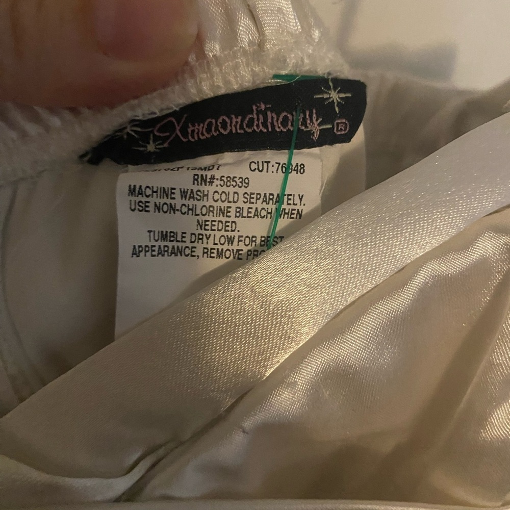 Xtraordinary Cream Camisole Dress with Bustier Pleated Design - Picture 6 of 8